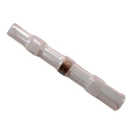 Heatshrink Solder Joint Terminal Glue Lined 0.25-0.5MM² White 100 Pack