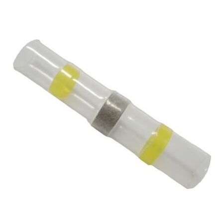 Heatshrink Solder Joint Terminal Glue Lined 4-6mm² Yellow 25 Pack