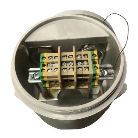 Junction Box 3x20mm Bottom Entry IP68 Active Terminals 6x 2.5mm² 2x Earth 3x Cross Connects