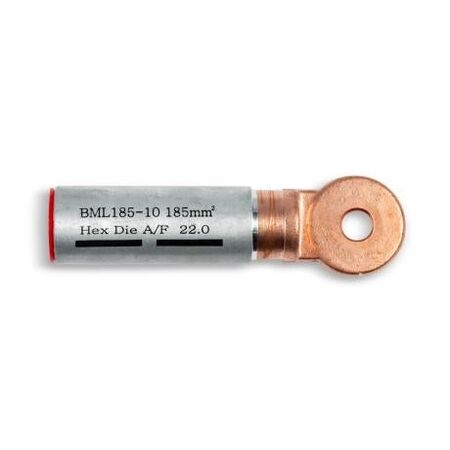Crimp Lug Bi-Metal Aluminium To Copper 185mm² M10 Stud