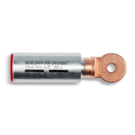 Crimp Lug Bi-Metal Aluminium To Copper 240mm² M10 Stud