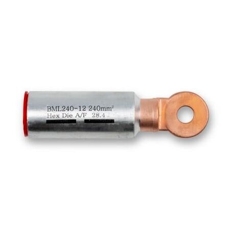 Crimp Lug Bi-Metal Aluminium To Copper 240mm² M12 Stud