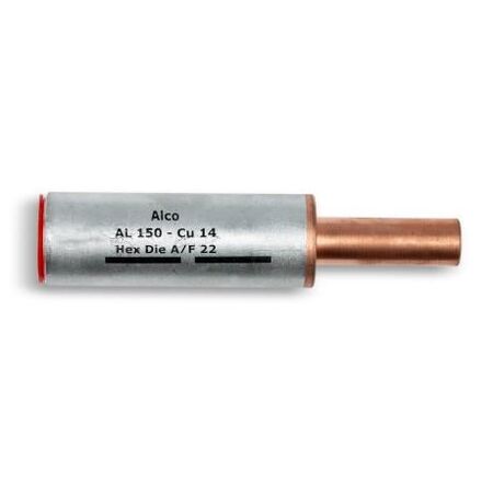 Crimp Lug Bi-Metal - Aluminium 150mm² - Copper Stalk Diameter 14mm