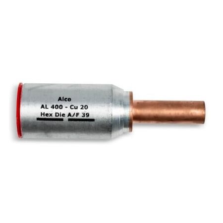 Crimp Lug Bi-Metal - Aluminium 400mm² - Copper Stalk Diameter 20mm