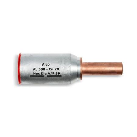 Crimp Lug Bi-Metal - Aluminium 500mm² - Copper Stalk Diameter 20mm