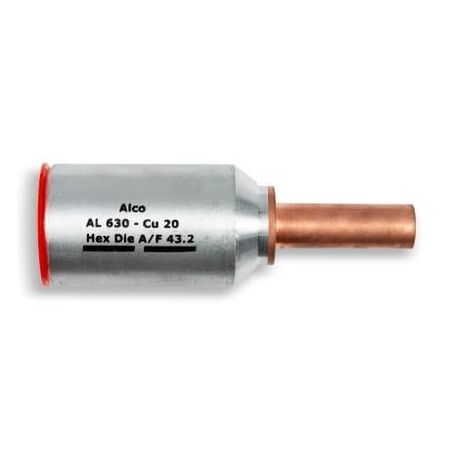 Crimp Lug Bi-Metal - Aluminium 630mm² - Copper Stalk Diameter 20mm
