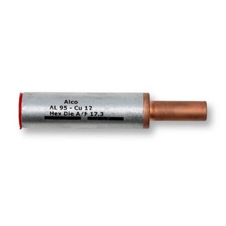 Crimp Lug Bi-Metal - Aluminium 95mm² - Copper Stalk Diameter 12mm