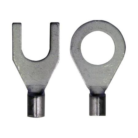 Crimp Terminal Non-Insulated Fork 6mm Cable 1.5-2.5mm² 100 Pack