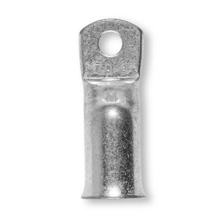 Crimp Lug Copper Narrow Palm / Circuit Breaker Lug 70mm² M6 Stud