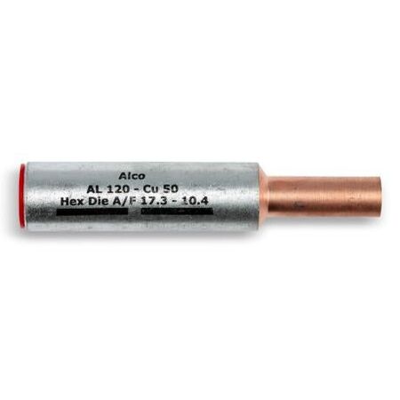 Crimp Link Bimetal Reducing 120mm² Aluminium - 50mm² Copper