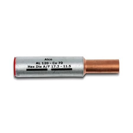 Crimp Link Bimetal Reducing 120mm² Aluminium - 70mm² Copper