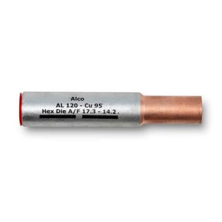 Crimp Link Bimetal Reducing 120mm² Aluminium - 95mm² Copper