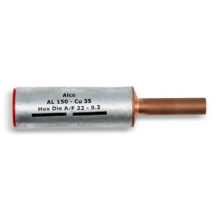 Crimp Link Bimetal Reducing 150mm² Aluminium - 35mm² Copper