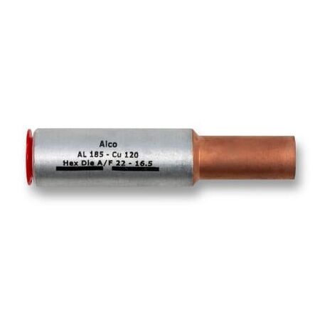 Crimp Link Bimetal Reducing 185mm² Aluminium - 120mm² Copper