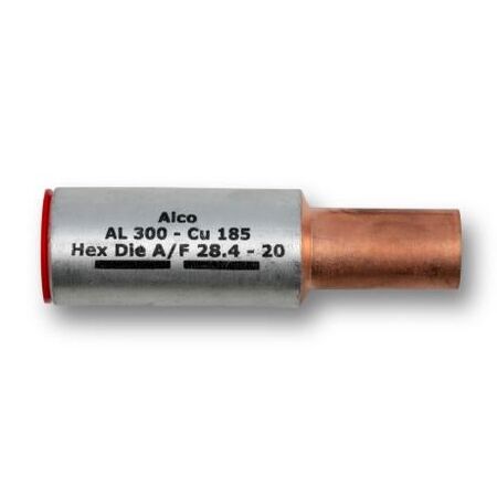 Crimp Link Bimetal Reducing 300mm² Aluminium - 185mm² Copper