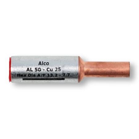 Crimp Link Bimetal Reducing 50mm² Aluminium - 25mm² Copper