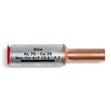 Crimp Link Bimetal Reducing 70mm² Aluminium - 25mm² Copper
