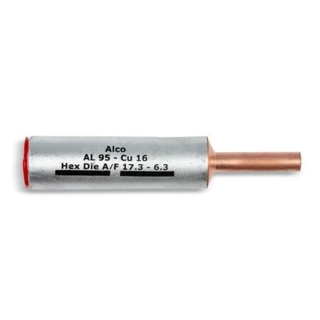 Crimp Link Bimetal Reducing 95mm² Aluminium - 16mm² Copper