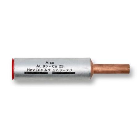 Crimp Link Bimetal Reducing 95mm² Aluminium - 25mm² Copper