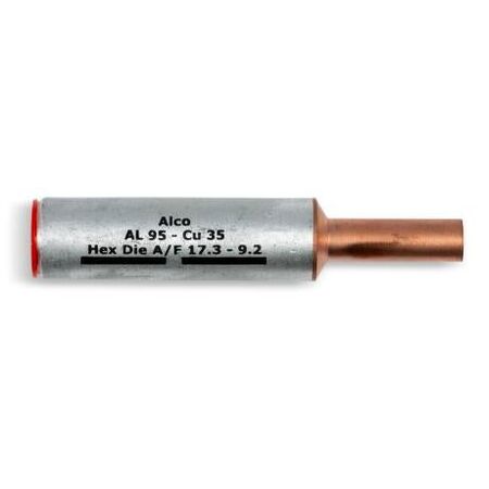 Crimp Link Bimetal Reducing 95mm² Aluminium - 35mm² Copper