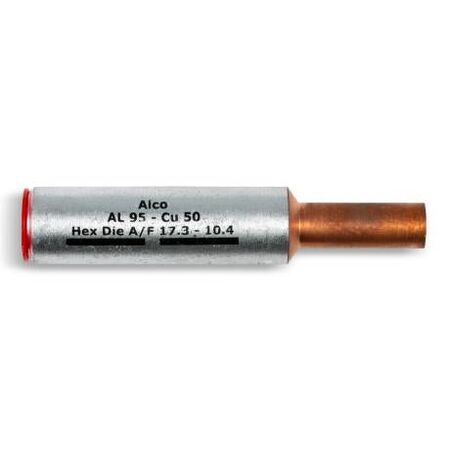 Crimp Link Bimetal Reducing 95mm² Aluminium - 50mm² Copper