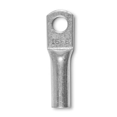 Crimp Lug Copper Long Barrel 16mm² M6 Stud