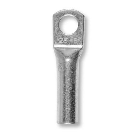 Crimp Lug Copper Long Barrel 25mm² M8 Stud