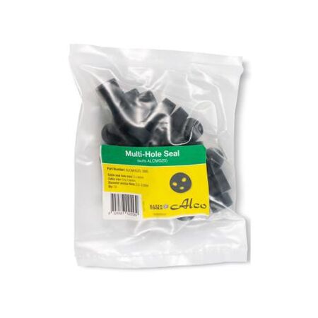 Multi-Hole Seal For Cable Gland ALCMG25 3x5mm 50 Pack