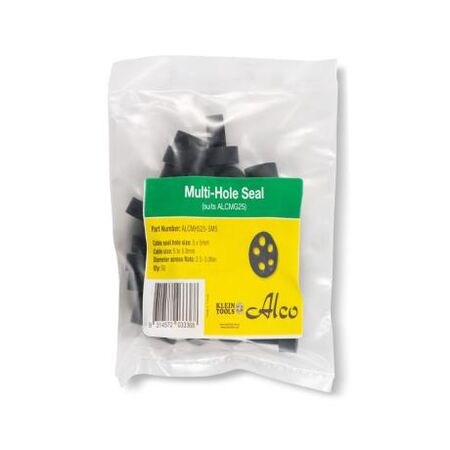 Multi-Hole Seal For Cable Gland ALCMG25 5x5mm 50 Pack