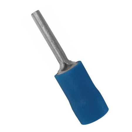 Crimp Terminal Pre-Insulated Pin 1.5-2.5mm² Blue 100 Pack