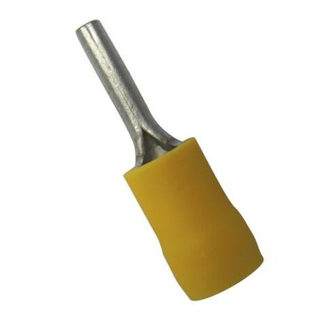 Crimp Terminal Pre-Insulated Pin 4-6mm² Yellow 50 Pack