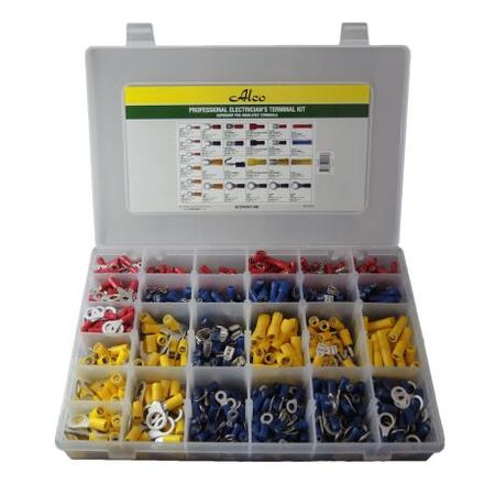 Electricians Crimp Terminal Pre-Insulated Kit 800 Pieces