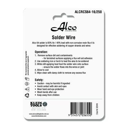 Resin Core Solder SN60/PB40 Diameter 1.6mm 250g Reel