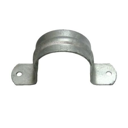 Full Saddle Metal HDG Plated Suit 80mm Conduit 15 Pack