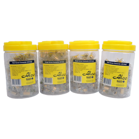 Screw Connector 32A Double Screw 2x6mm² 50 Jar