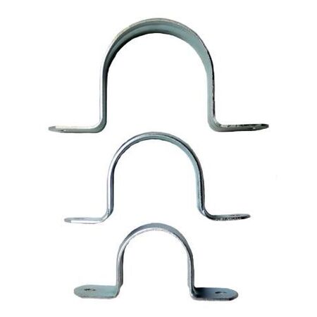 Full Saddle Metal Zinc Plated Suit 40mm Conduit 50 Pack