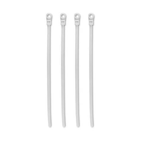 Nylon Cable Tie 200mm x 4.6mm Standard Duty With Mounting Head White