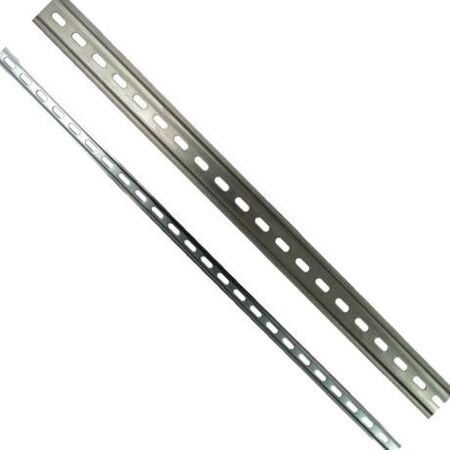Din Rail TS35 Steel Zinc Plated Width 35mm Height 15mm Length 1000mm Slotted