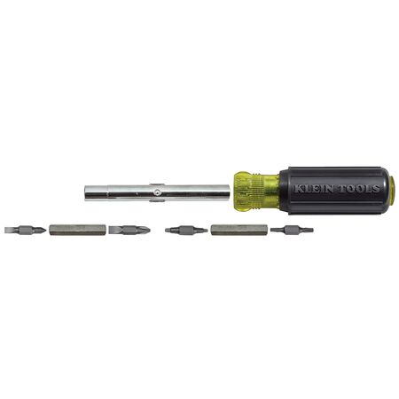 Multi-Bit Screwdriver / Nut Driver, 11-in-1, Ph., Sl., Sq., TORX® Bits