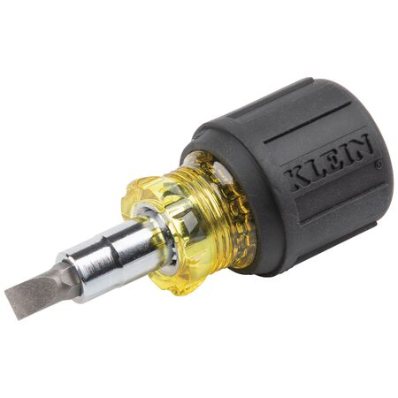 Multi-Bit Screwdriver / Nut Driver, 6-in-1, Stubby, Ph., Sl. Bits
