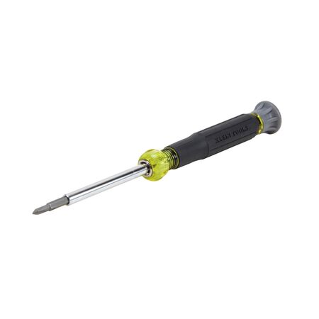 Multi-Bit Electronics Screwdriver, 4-in-1, Phillips, Slotted Bits