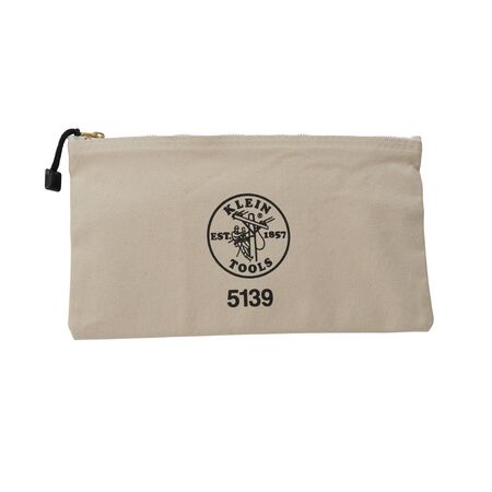 Zipper Bag, Canvas Tool Pouch to 32 x 18 x 2 cm