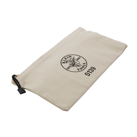 Zipper Bag, Canvas Tool Pouch to 32 x 18 x 2 cm