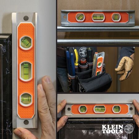 Aluminium Torpedo Level Rare Earth Magnet, 22.9 cm