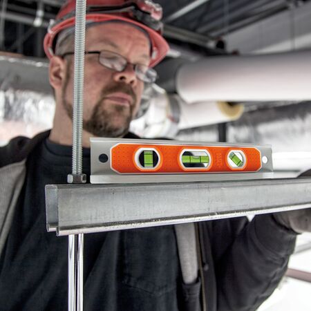 Aluminium Torpedo Level Rare Earth Magnet, 22.9 cm
