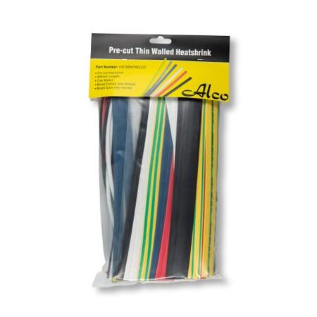 Heatshrink Thin Wall Precut Length 300mm 100 Pieces