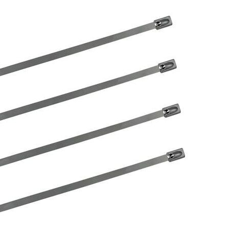 Cable Tie 304 Stainless Steel Length 201mm X Width 4.6mm 100 Pack