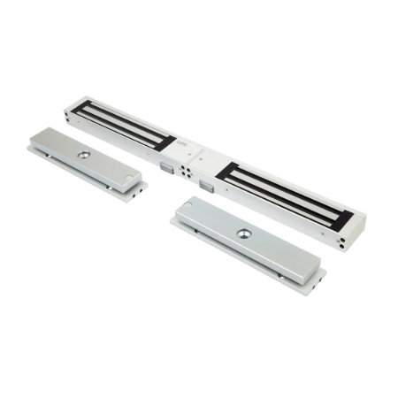 Electro Magnetic Double Maglock | 280kg Holding Force | Monitored with LED Status | by LOX Locking