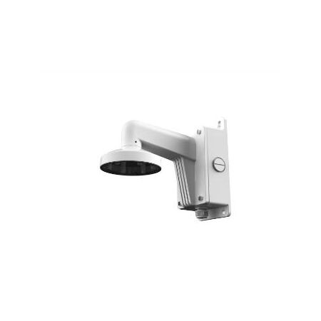 CCTV Wall Mount Bracket with Junction Box | Aluminum Alloy | Hikvision White | by HIKVISION