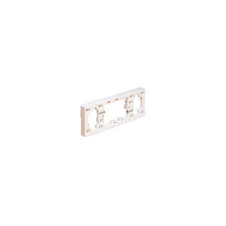 HPM 16mm Deep Surface Mounting Block for 4 Gang Powerpoints White